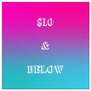 The $10 and below sale!!😍